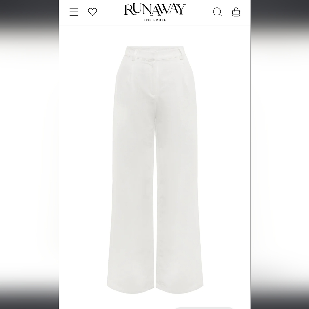 RUNAWAY THE LABEL - NWT - Linen Blend Pants - Size XS